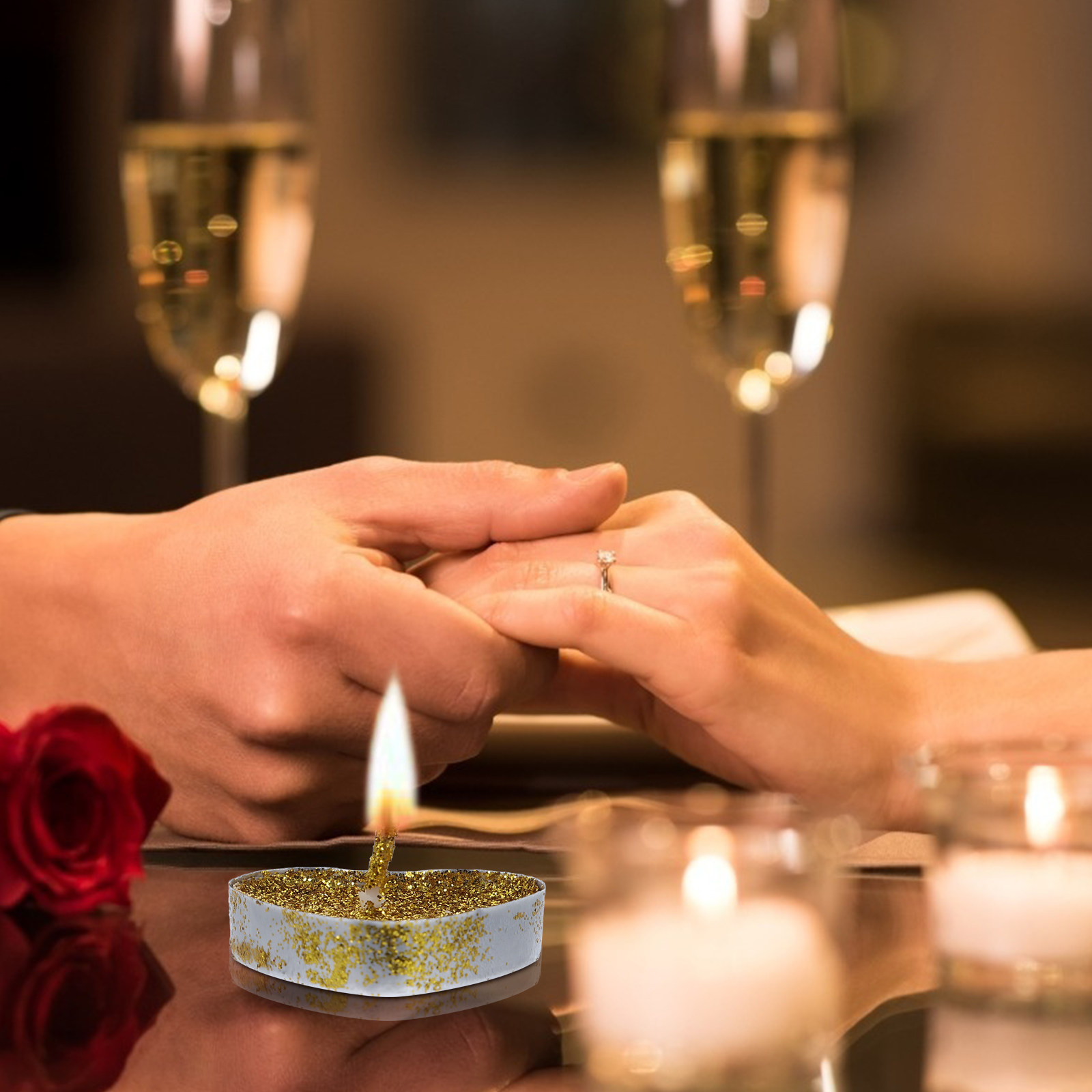 Wedding Solution - 30 шт. декоративных мини-свечей в форме