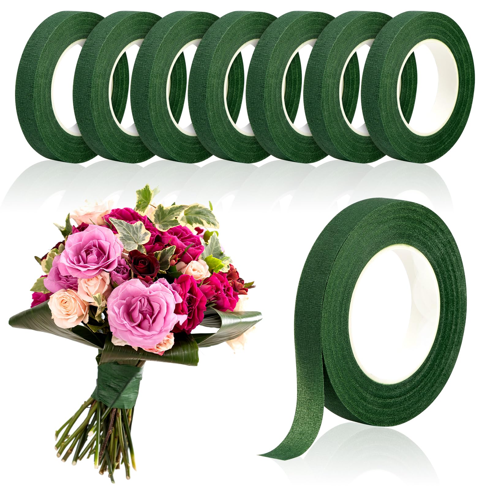 Wedding Floral Supply - 20 ярдов зеленой ленты для букетов,