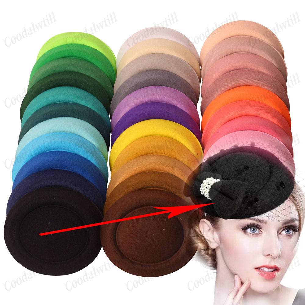 Wedding Floral Supply - 17 см свадебный топ Pillbox Fascinator