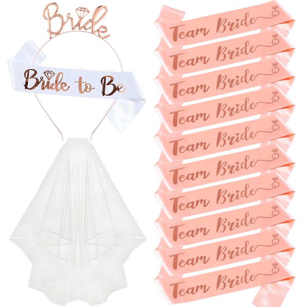 Bride Tribe Sash - Набор из 13 предметов для девичника: