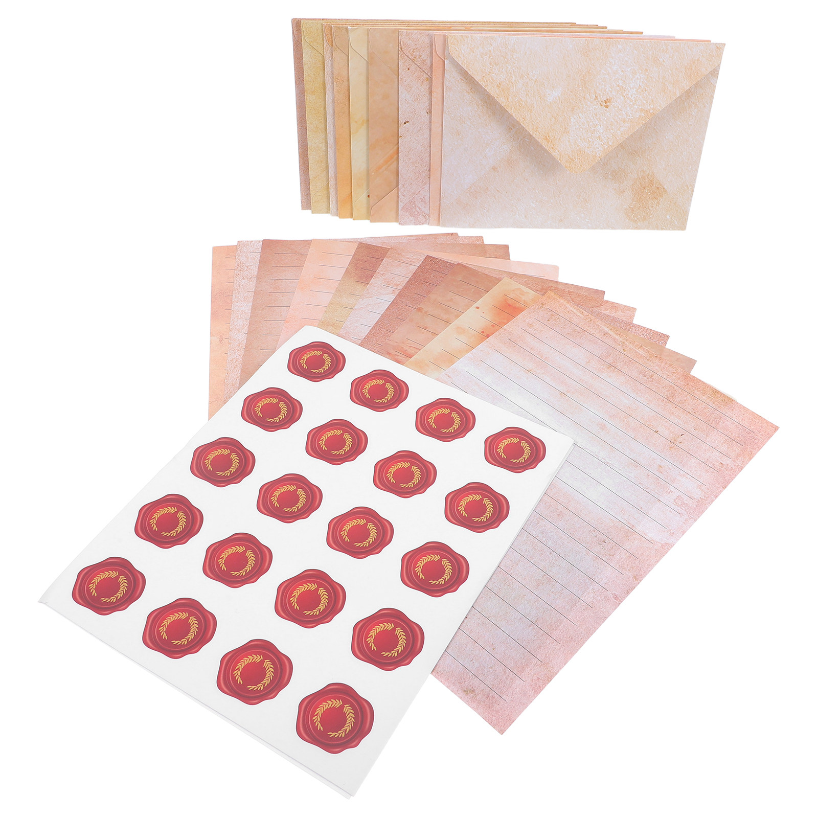 Papercraft Supply Invitation - Набор винтажных канцелярских принадлежностей: листы бумаги