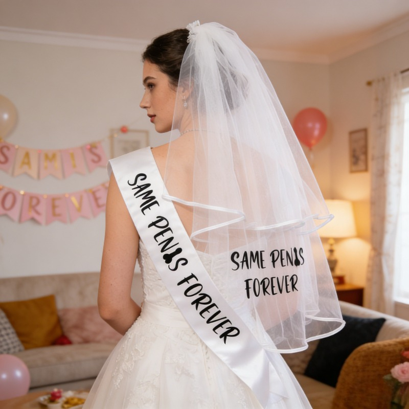 Bride Tribe Sash - Полотняная лента-шарф для девичника, свадебная фата,