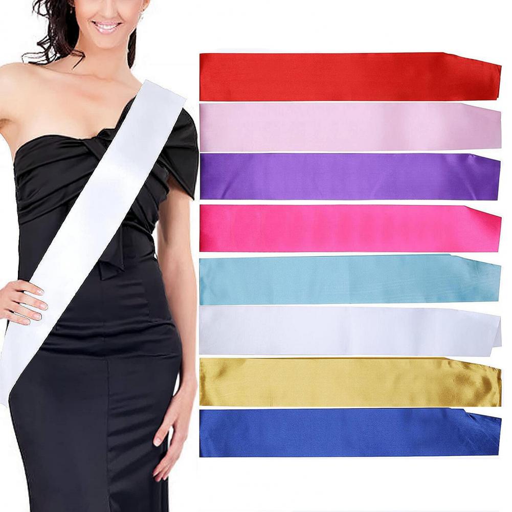 Bride Tribe Sash - Женский атласный пояс для свадебной церемонии