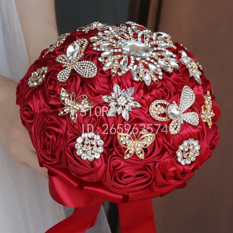 Золотой букет из красных роз с – обзор и цена Wedding Supply Wholesale