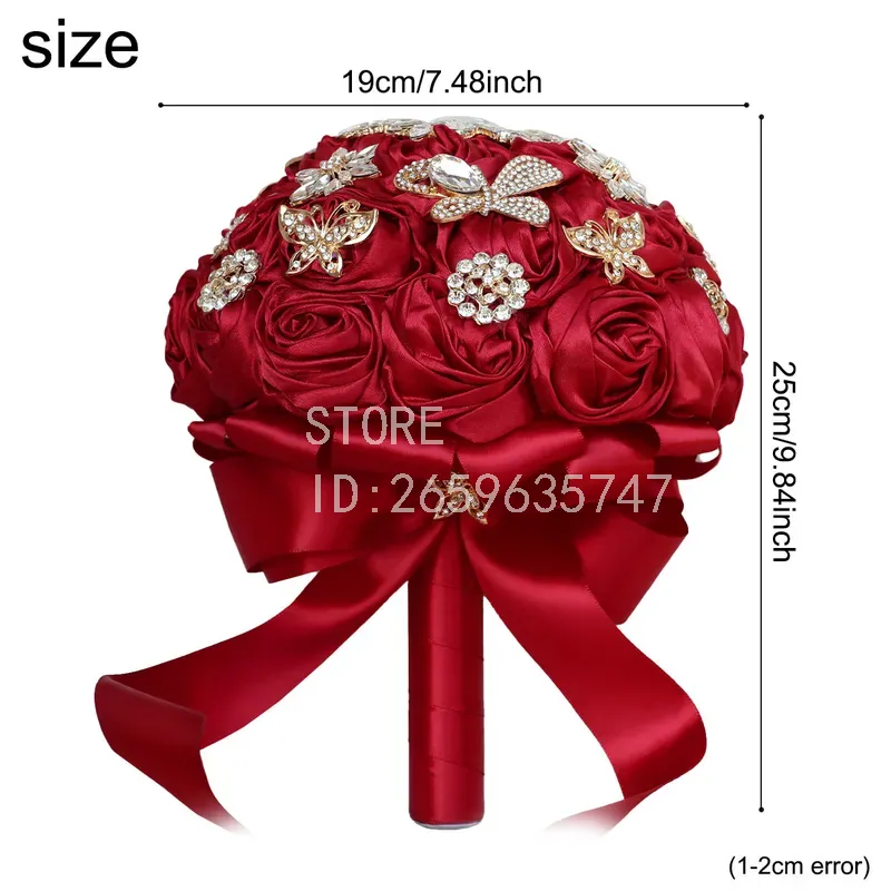 Золотой букет из красных роз с – обзор и цена Wedding Supply Wholesale