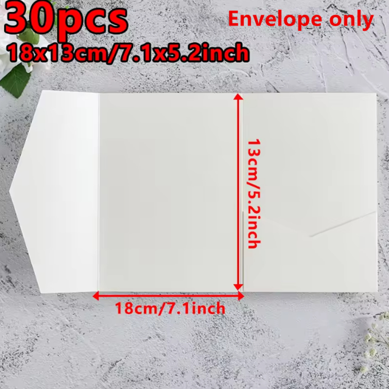30 шт. 18x13 см зеленые конвер – обзор и цена Wedding Supply Business