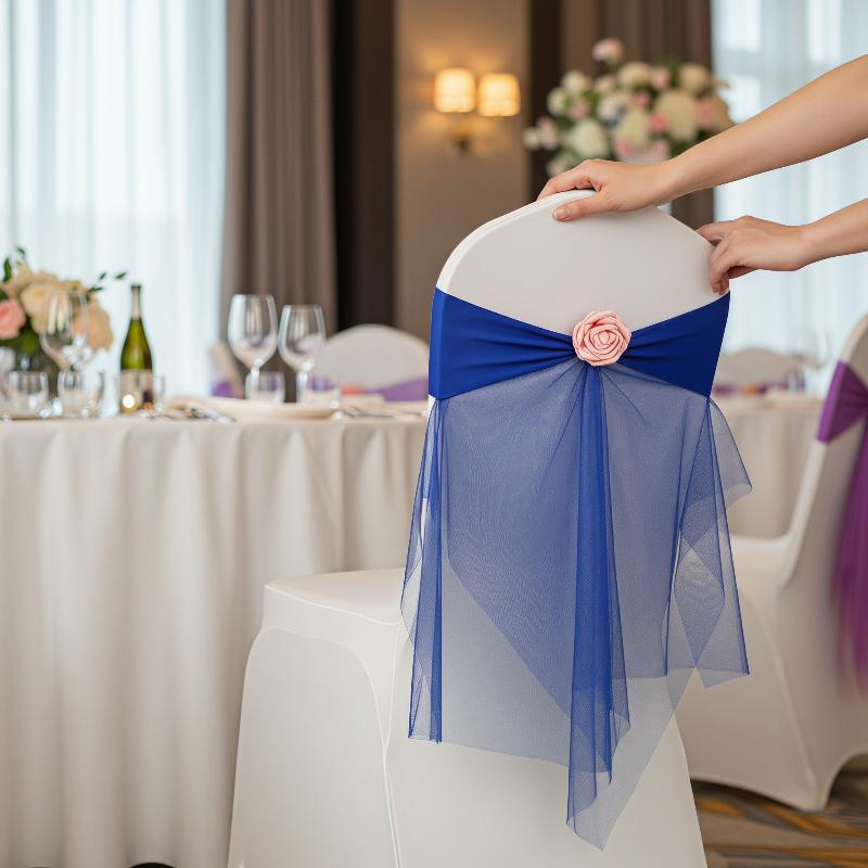 1 шт. Органзовые ленты для сту – обзор и цена Chair Sash Organza