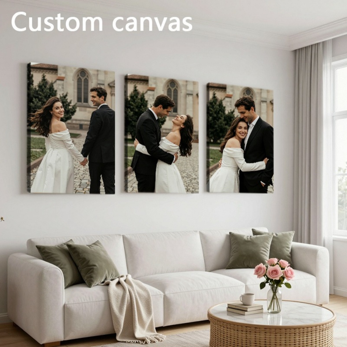 Набор из 3-х холстов с индивид – обзор и цена Wedding Party Supply