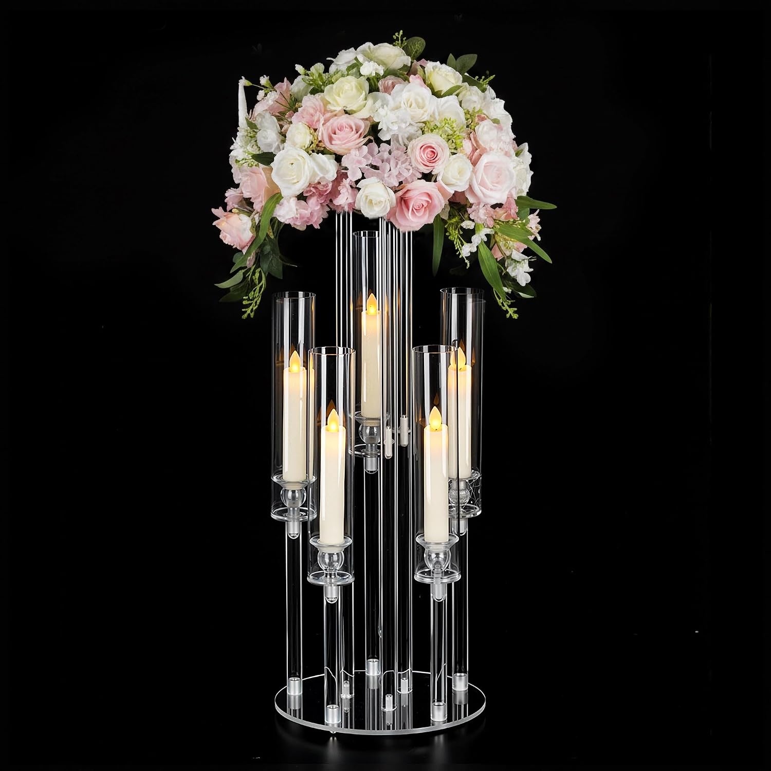 Прозрачный акриловый канделябр – обзор и цена Centerpiece Vase Tall