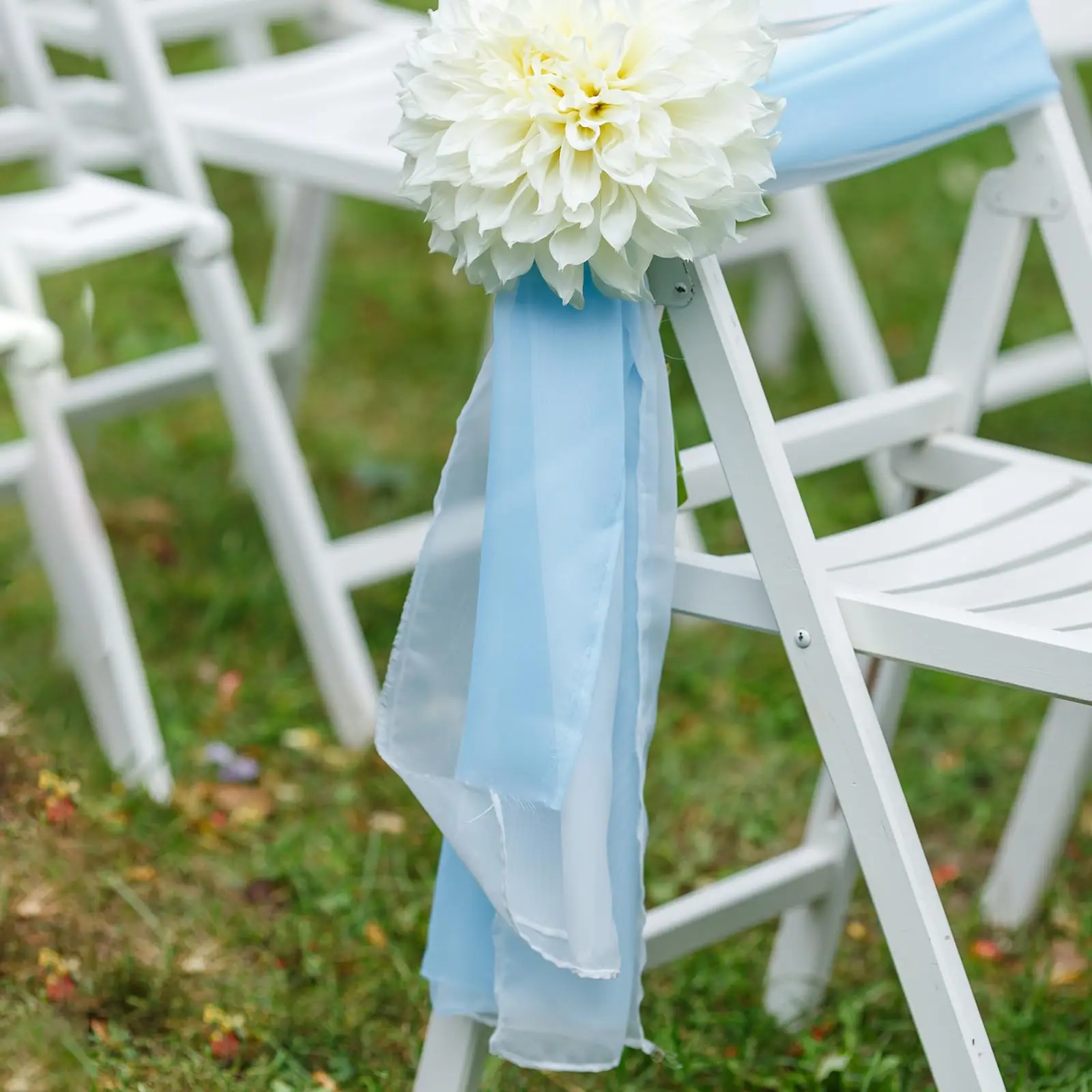 10/50/100 шт., органза, 17x275 – обзор и цена Chair Sash Organza