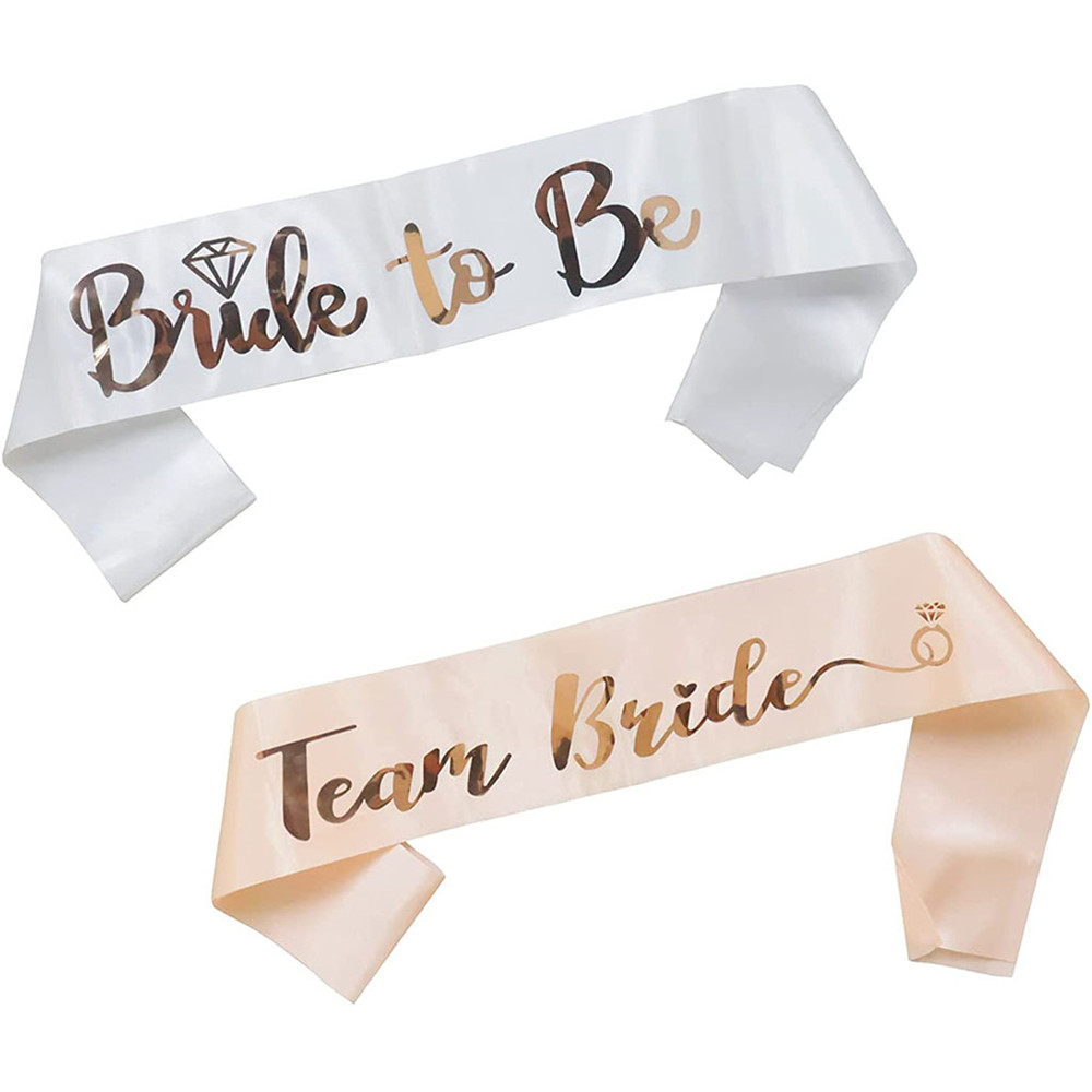 1 комплект, розовое золото, ко – обзор и цена Bride Tribe Sash