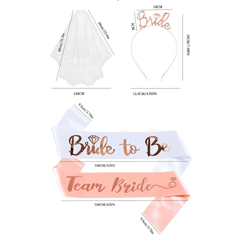 Набор из 13 предметов для деви – обзор и цена Bride Tribe Sash