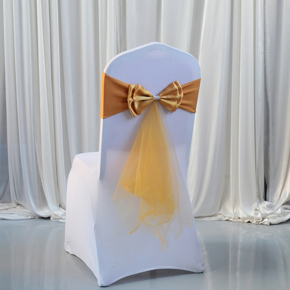 Элегантные банты-бабочки из ор – обзор и цена Chair Sash Organza