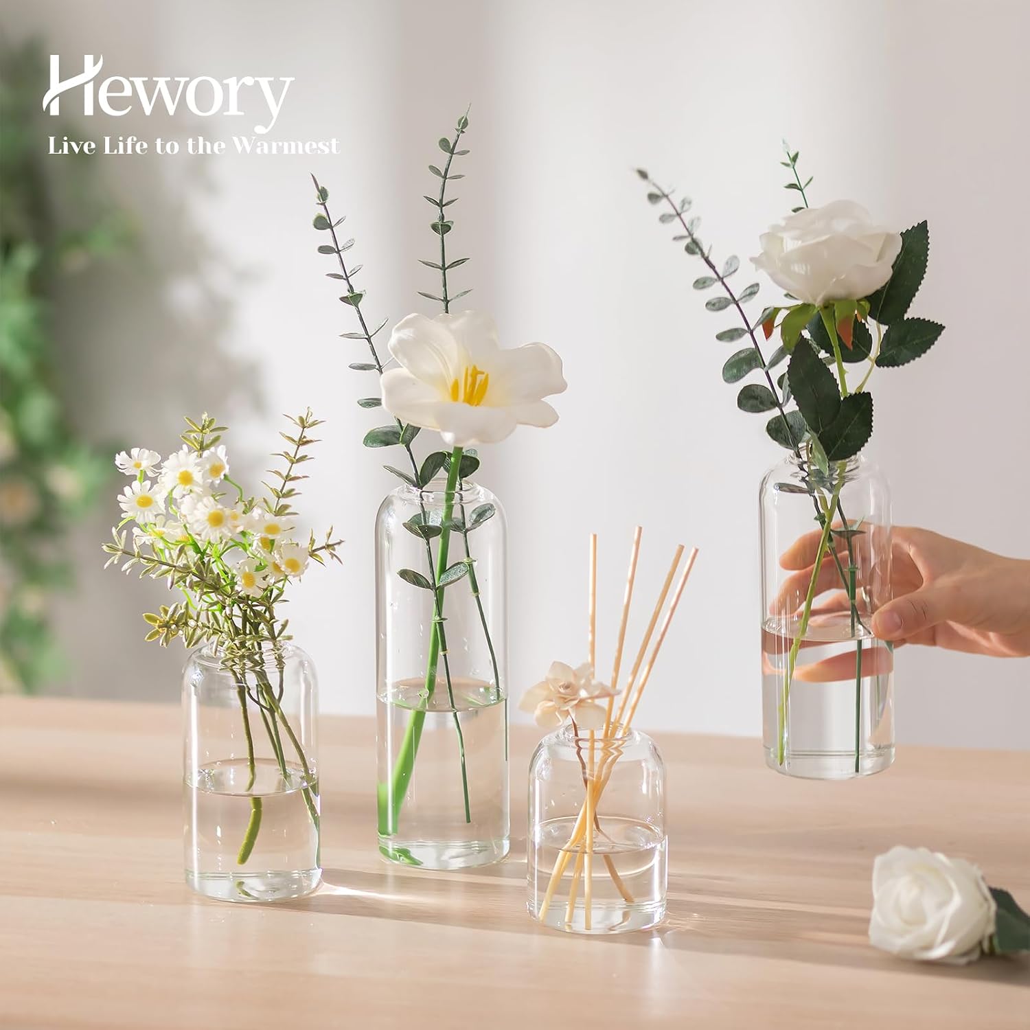 Стеклянные вазы для цветов Hew – обзор и цена Centerpiece Vase Tall
