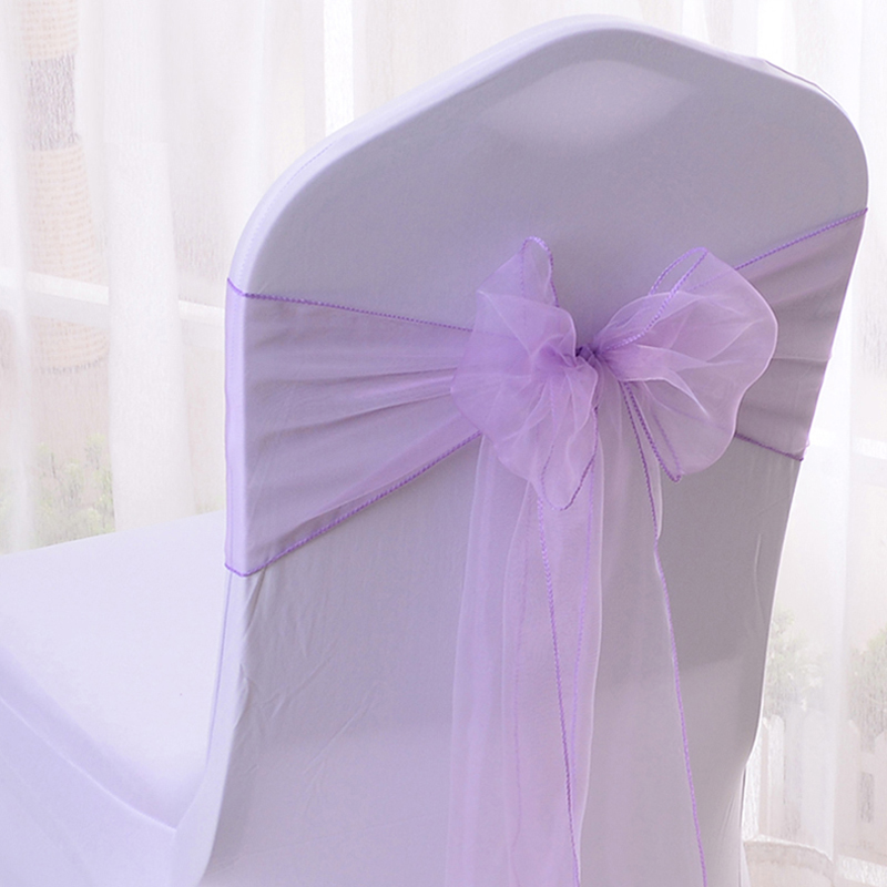 10/50/100 шт., украшение для с – обзор и цена Chair Sash Organza