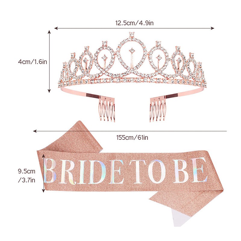 1 комплект, розовое золото, ат – обзор и цена Bride Tribe Sash