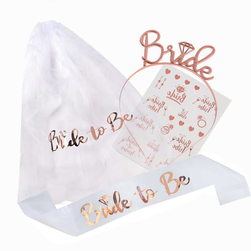 Девичник невесты, вуаль с пояс – обзор и цена Bride Tribe Sash