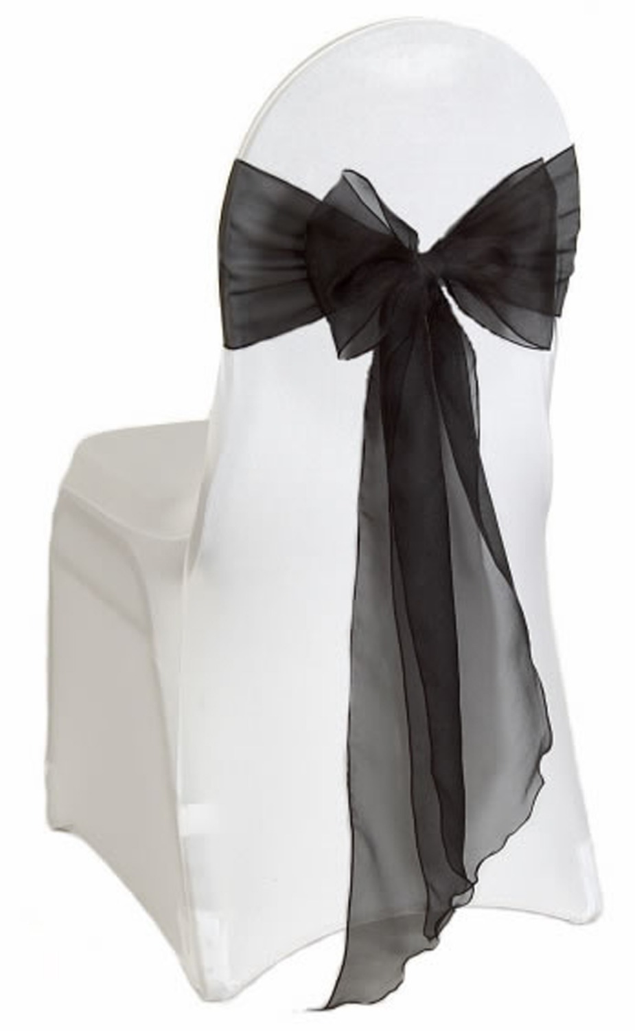 Новинка банты для стула 50 шт. – обзор и цена Chair Sash Organza