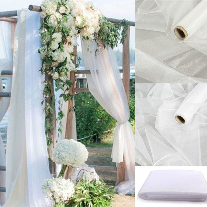 Прозрачная органза, 5 м/лот, р – обзор и цена Chair Sash Organza