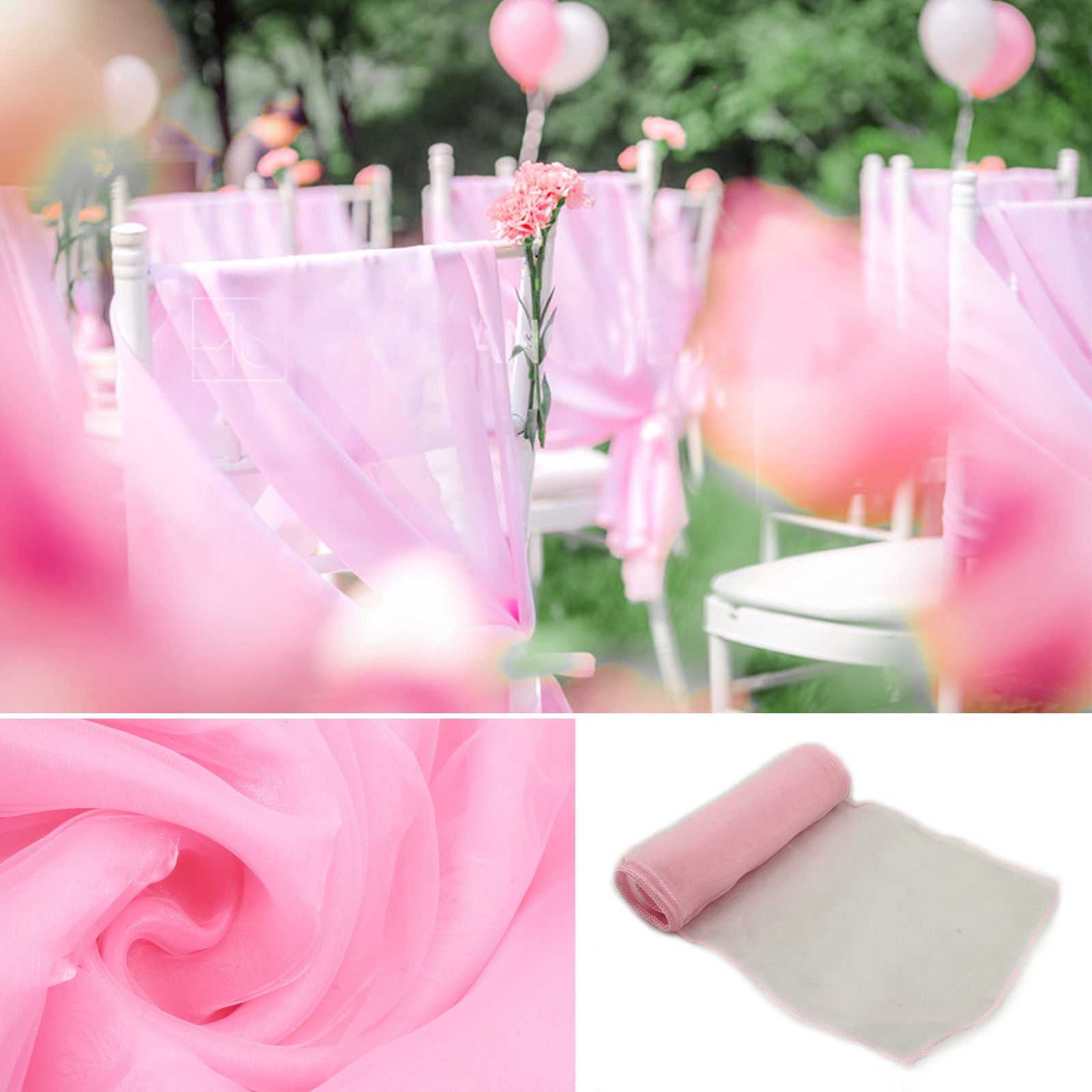 1 шт., пояса для стула из орга – обзор и цена Chair Sash Organza